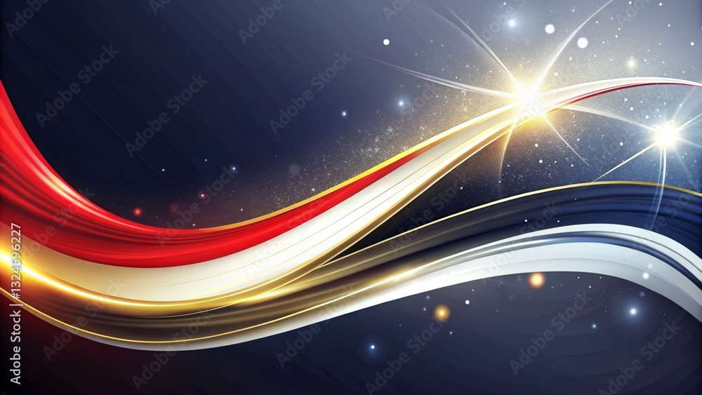 Abstract colorful neon wallpaper fantastic wave background