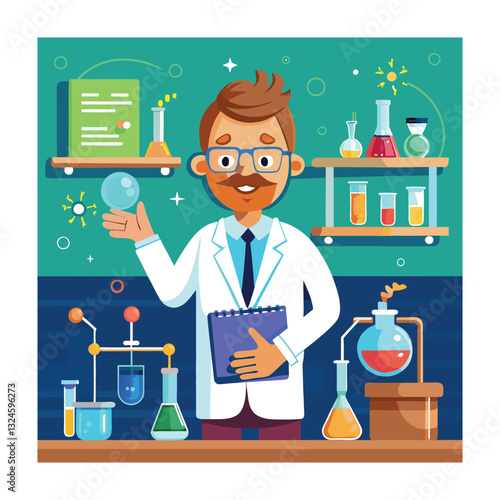 World teachers day (Día del maestro (Latam) concept vector illustration