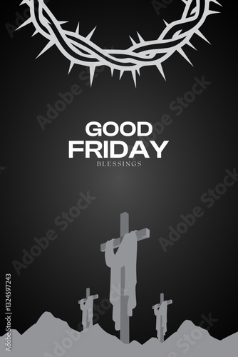 Good Friday Blessings with Crown of Thorns. Good Friday story