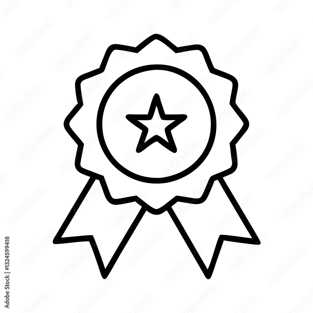 Fototapeta premium achievement-badge