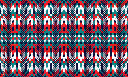 Seamless printable knitting pattern.