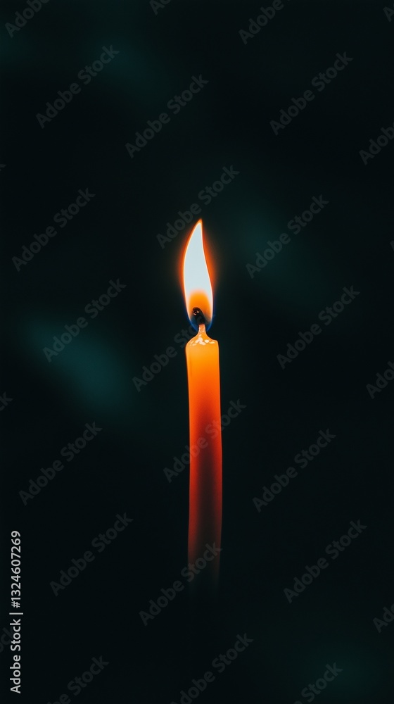 A Small Flame in the Darkness: Symbol of Resilience and Hope A Small Flame in the Darkness: Symbol of Resilience and Hope