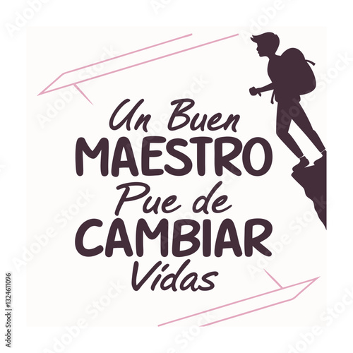 World teachers day (Día del maestro (Latam) concept vector illustration