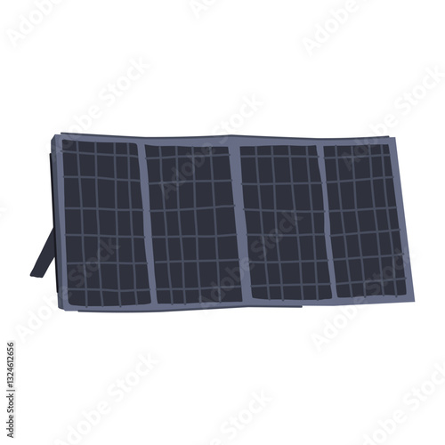 environment solar panels cartoon vector illustration