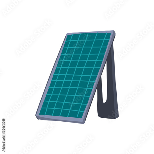 cost solar panels cartoon vector illustration