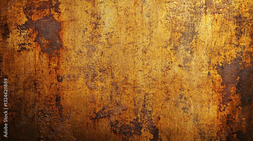 Professional Golden Rusted Metal Plate Texture Background Usage Professional Golden Rusted Metal Plate Texture Background Usage