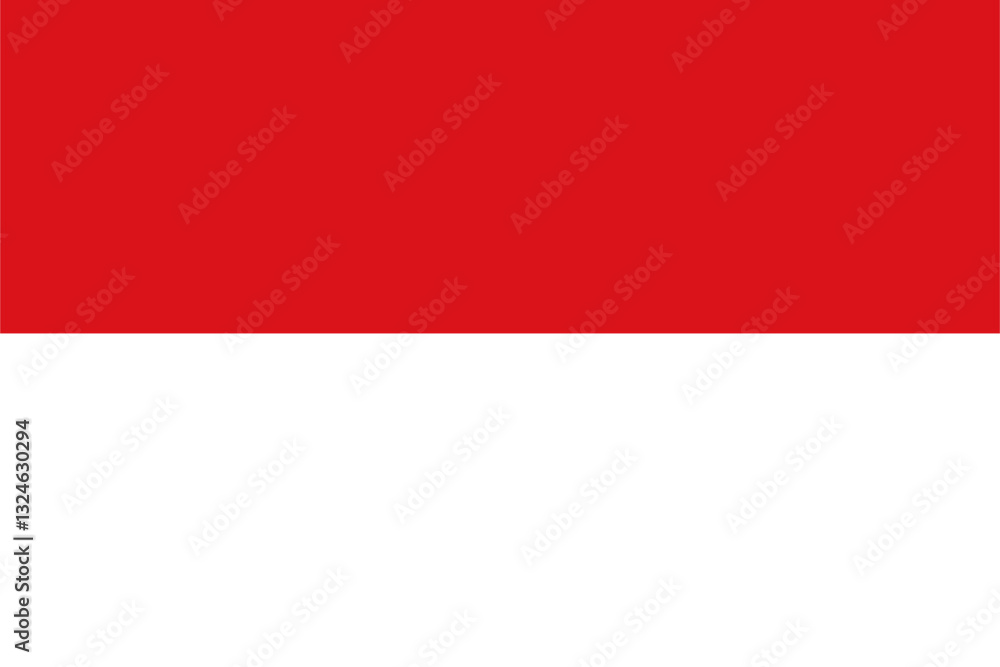 Vector image of the flag of the city of Vienna, Austria, featuring accurate proportions and colors. Vector image of the flag of the city of Vienna, Austria, featuring accurate proportions and colors.