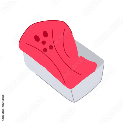 toys bathtub baby cartoon vector illustration