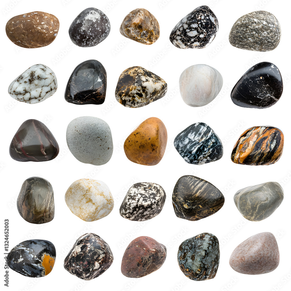 Big Collection of Rocks isolated on white or transparent background Big Collection of Rocks isolated on white or transparent background