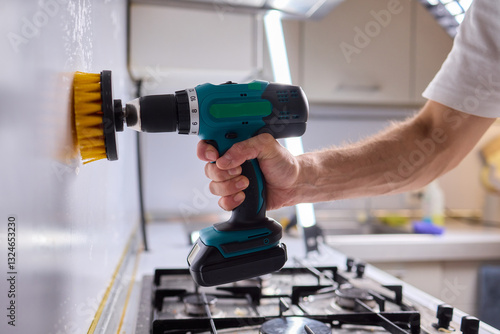 Wallpaper Mural Achieve Efficient and Thorough Cleaning with Power Scrubber in Your Modern Kitchen Space Torontodigital.ca