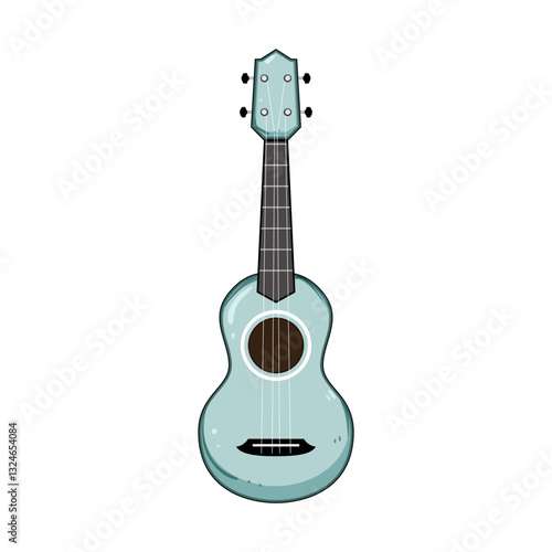 concert ukulele cartoon vector illustration