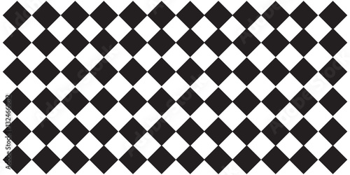 Seamless harlequin pattern-black and white