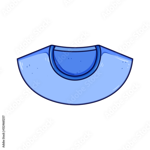 neck shirt necklines cartoon vector illustration