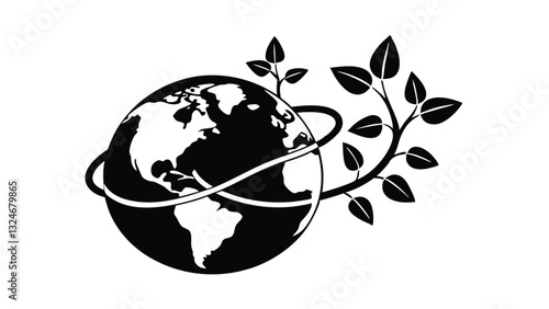 Global Ecology Earth, Planet, Nature, Leaves, Growth, Sustainability, Environment, Green, Life, Worl