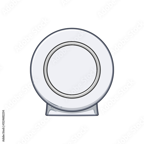 pad charging stand wireless cartoon vector illustration