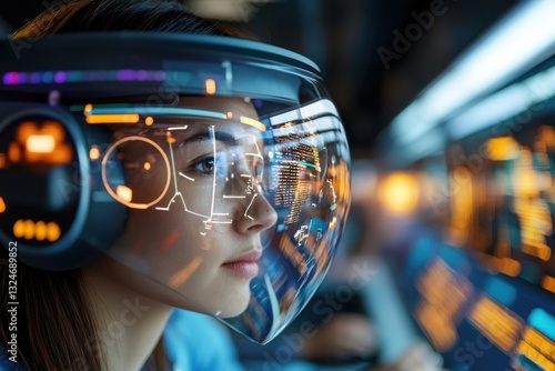 Experience the future of education with this captivating image showcasing a virtual class, where students manifest as vibrant holograms within a sleek, futuristic study pod Witness immersive learning