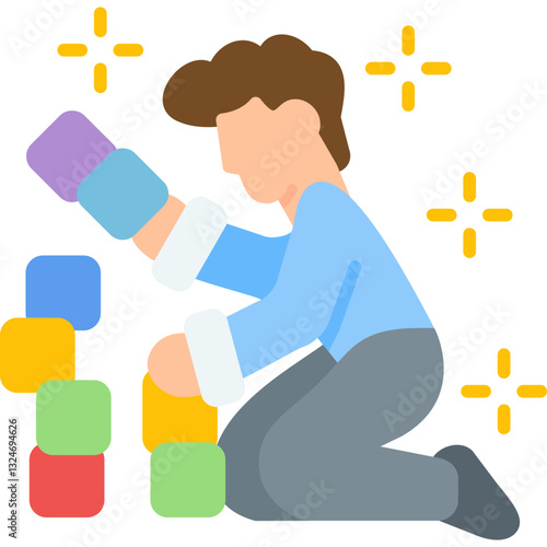 Daycare Icon Vector Element