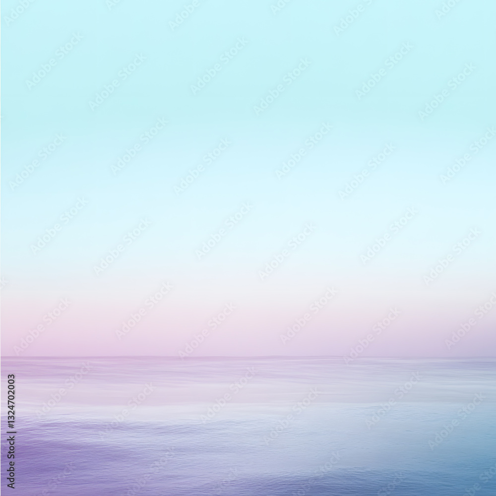 Obraz premium A calming abstract gradient background with light blue and lavender tones.featuring soothing color transitions.emphasizing peace and relaxation.ideal for meditation apps