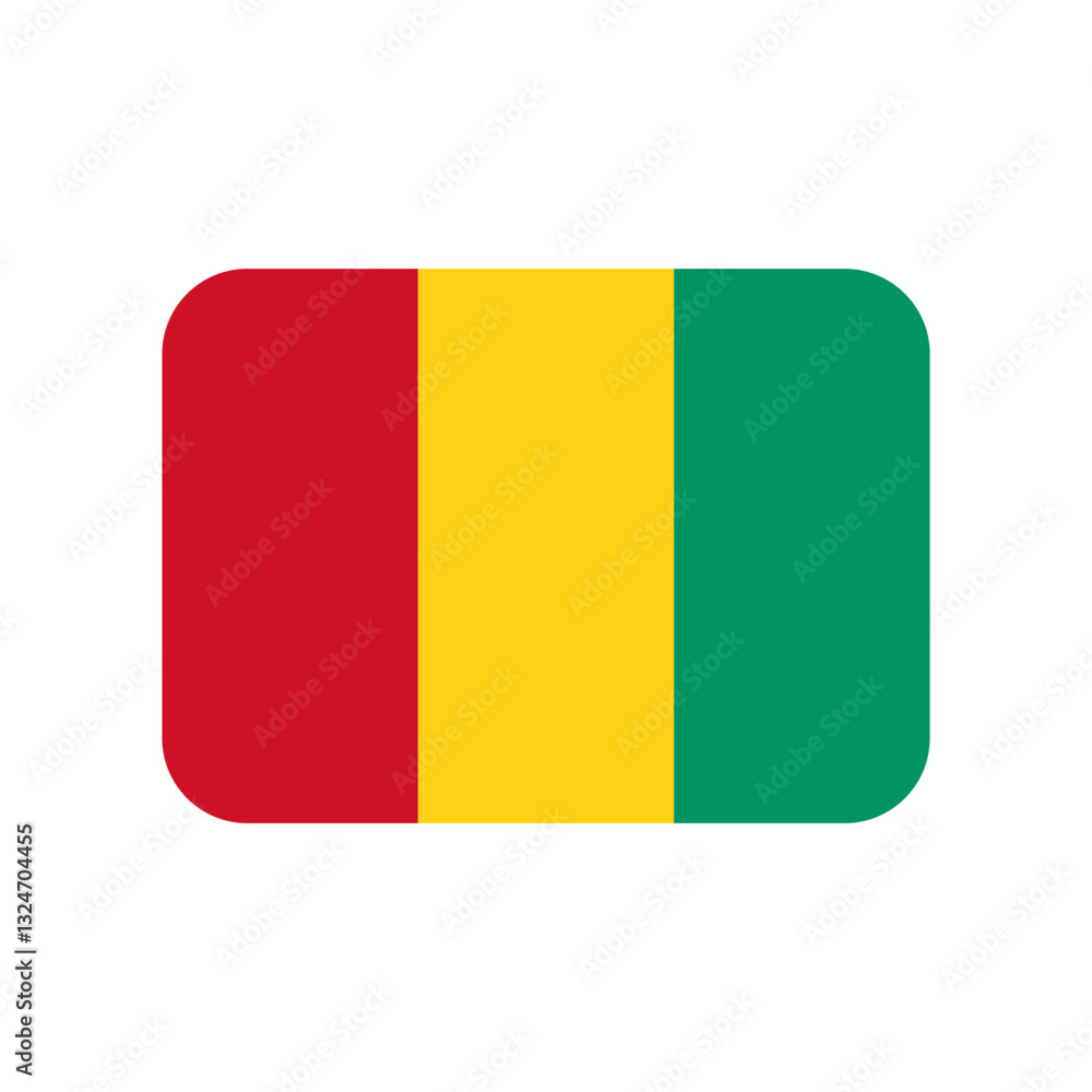 Fototapeta premium Flag of Guinea 