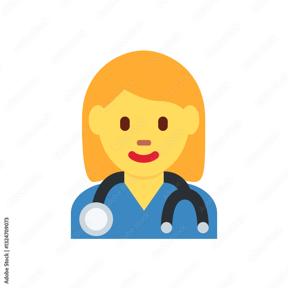 Naklejka premium Woman Doctor 