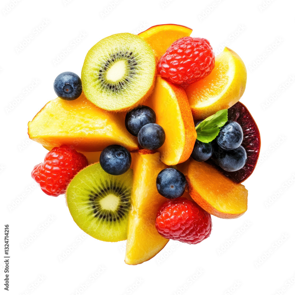fruit salad isolated fruit salad isolated