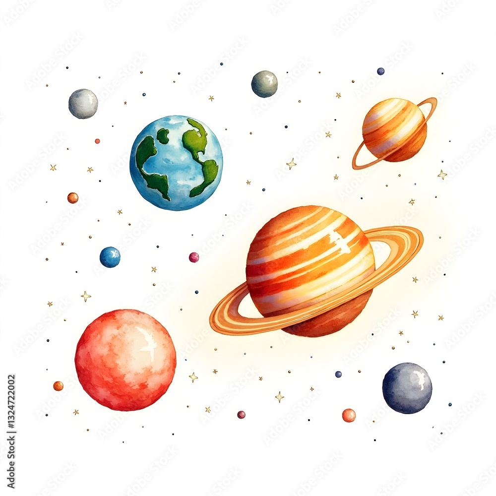 planets in space planets in space