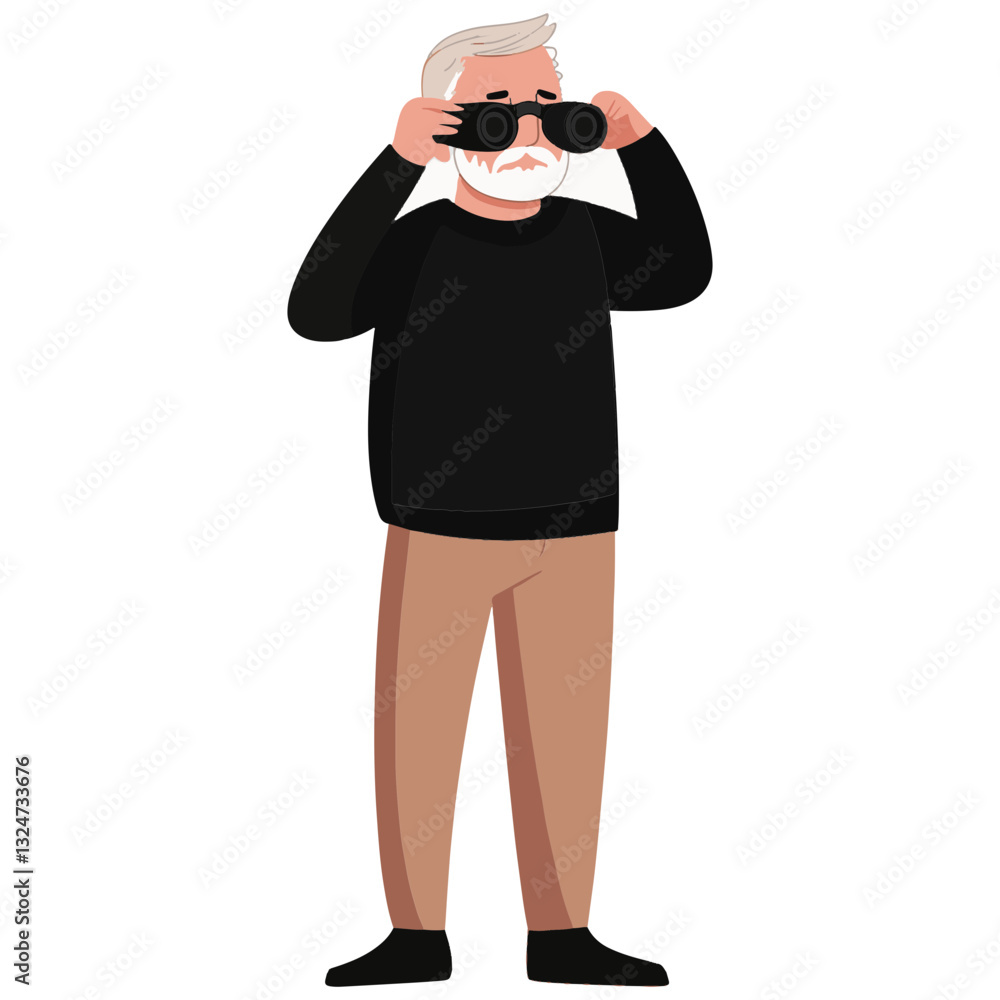 old man simple illustration
old man simple illustration