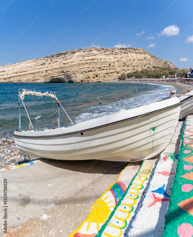 Matala Beach Boat