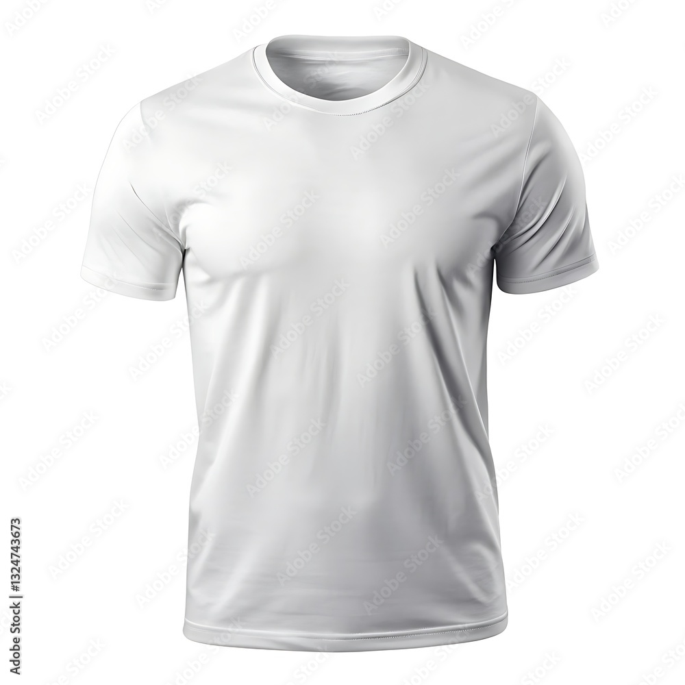 A Pristine White T-shirt, A Blank Canvas Ready For Self-expression, Symbolizing Simplicity And Endless Possibilities, Showcasing A Smooth, Clean Texture Against A Bright White Background A Pristine White T-shirt, A Blank Canvas Ready For Self-expression, Symbolizing Simplicity And Endless Possibilities, Showcasing A Smooth, Clean Texture Against A Bright White Background