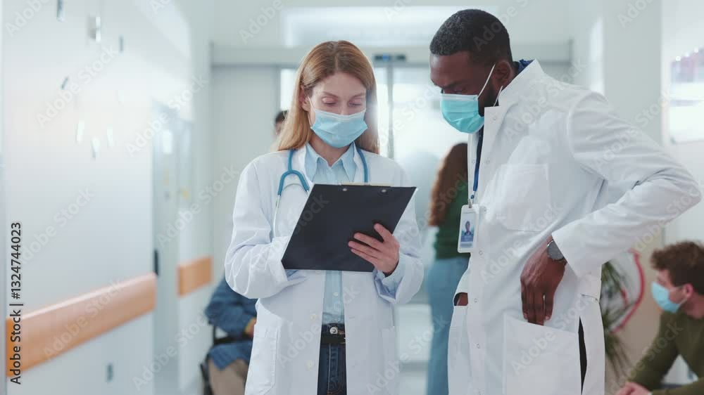 Healthcare Professionals Engaging in Meaningful Discussions About Patient Care in a Hospital Setting Healthcare Professionals Engaging in Meaningful Discussions About Patient Care in a Hospital Setting