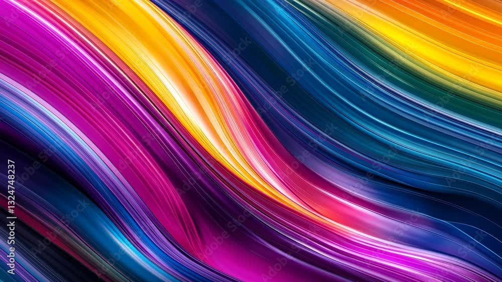colorful liquid wave abstract soft flow background ai generated video colorful liquid wave abstract soft flow background ai generated video