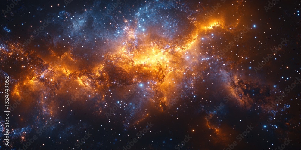 Naklejka premium Cosmic Nebula