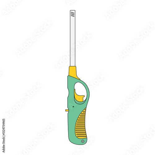 kids drawing vector illustration ignition stick cartoon isolated