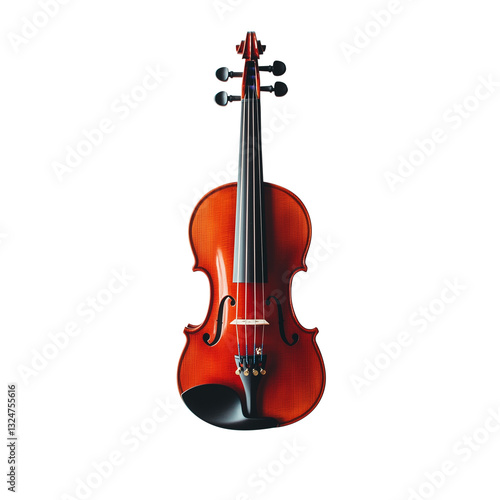 Violin Isolated Background