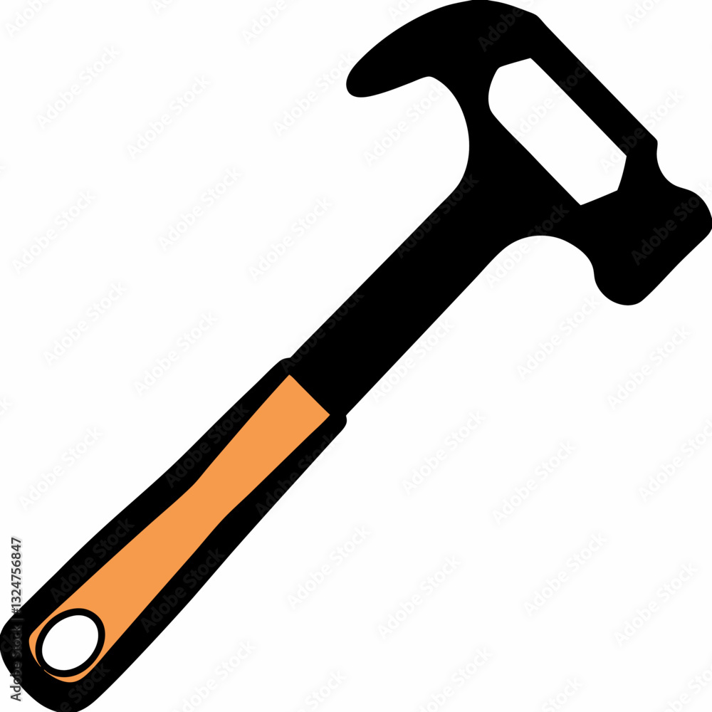 Hammer Tool Icon | Construction, Repair, and DIY Concept Hammer Tool Icon | Construction, Repair, and DIY Concept