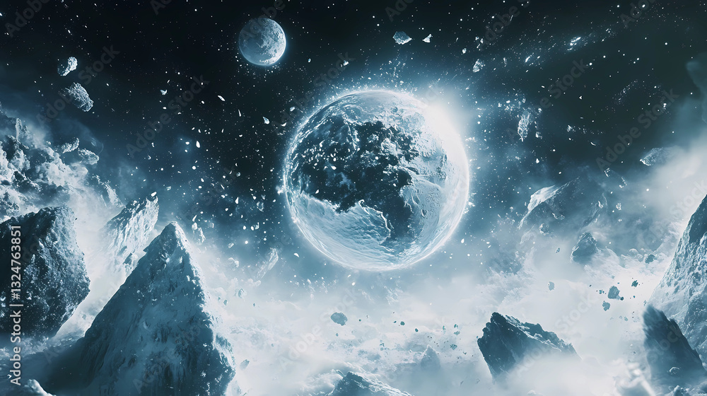 Fototapeta premium frozen earth