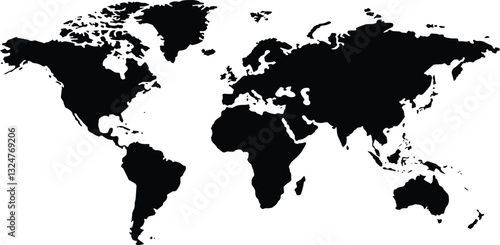 World Map Vector Art, Icons, and Graphics