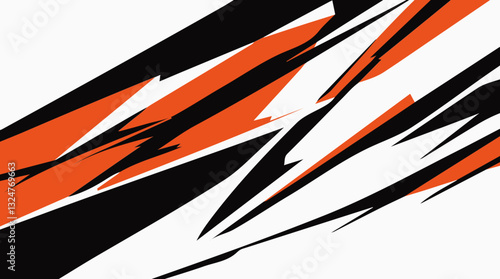 Car Automotive Wrap Graphics Livery Design Decal For Vinyl Wrap Car Branding Signage Abstract Background Stripes Geometric