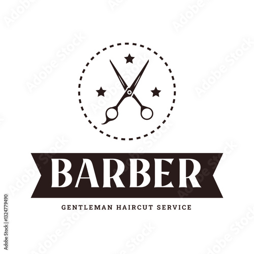barber shop badges vintage