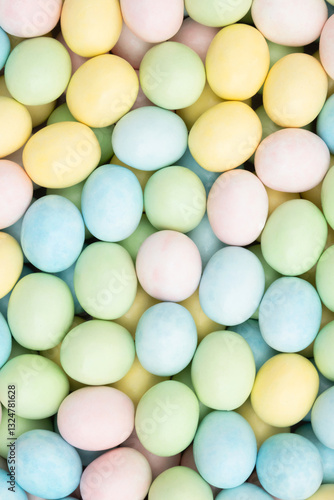 Obraz na płótnie Colorful Easter egg background w salonie