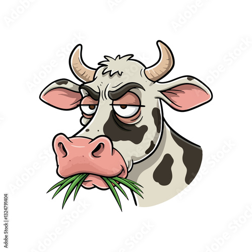 funny cow cartoon