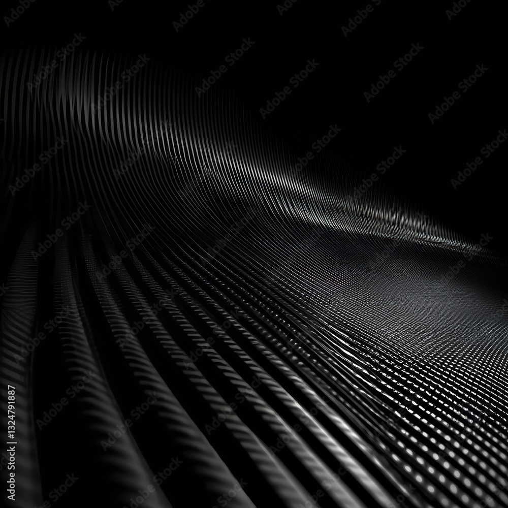 Abstract Black Curved Lines Pattern Abstract Black Curved Lines Pattern