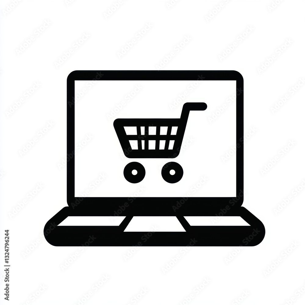 High tech icon. Computer. High tech icon. Computer.