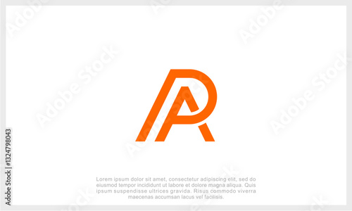Letter RA Logo Template Design Vector Illustration. Initial RA Logo.