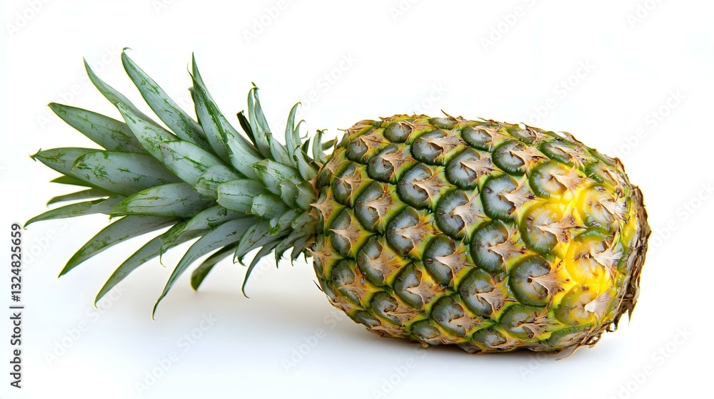 pineapple isolated on white background full pineapple isolated on white background full