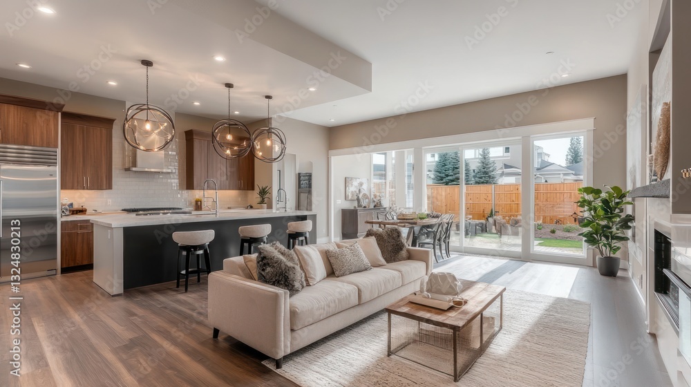 Modern Open-Concept Home Interior Design Modern Open-Concept Home Interior Design