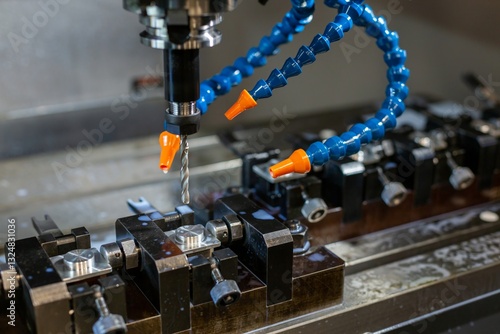 milling machine for metal with cooling