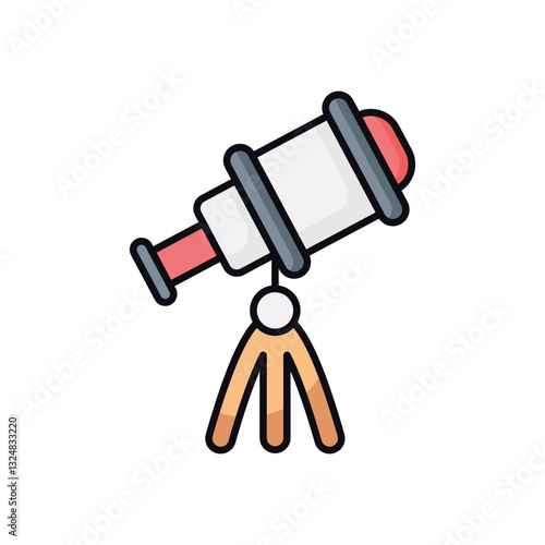 Astronomer vector icon