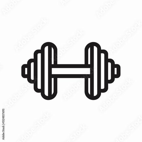 Dumbbell equipment for strength training, fitness motivation