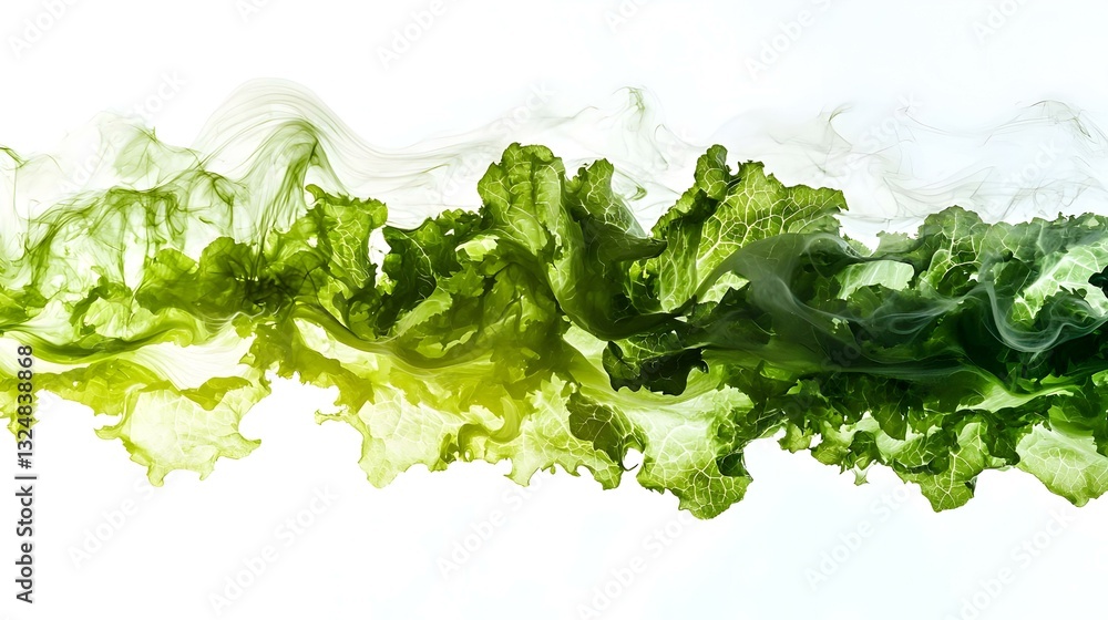 Fresh lettuce isolated on white background Fresh lettuce isolated on white background